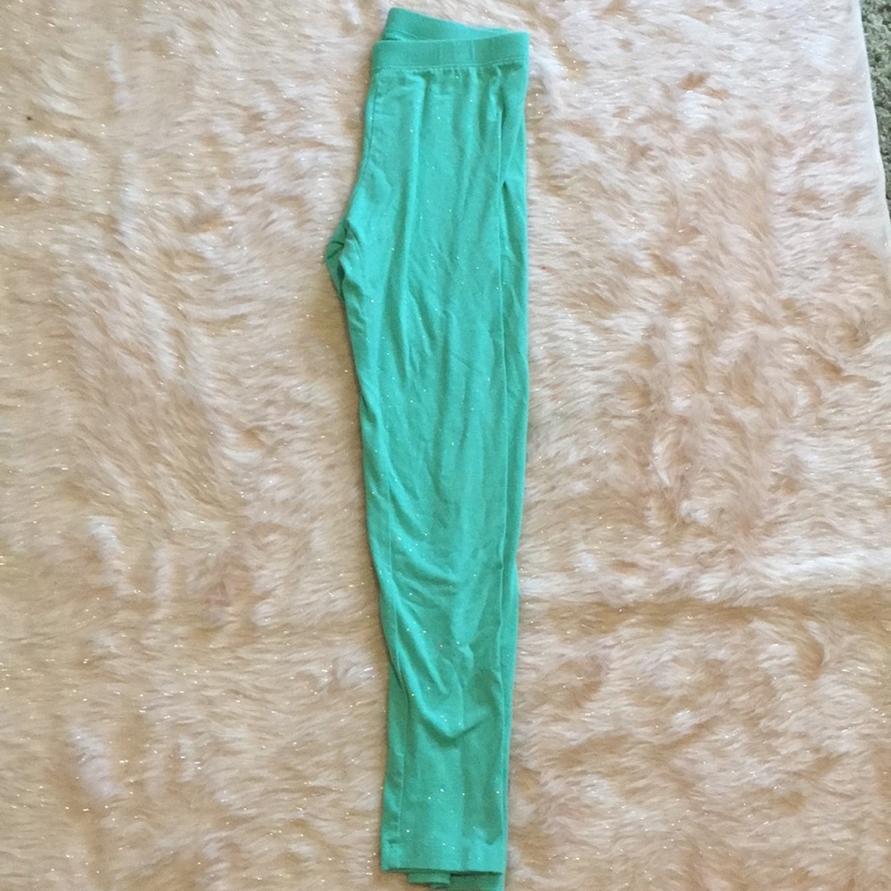 teal pants